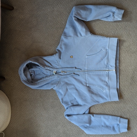 Teddy Fresh Blue Jacket Size Medium - Picture 1 of 4
